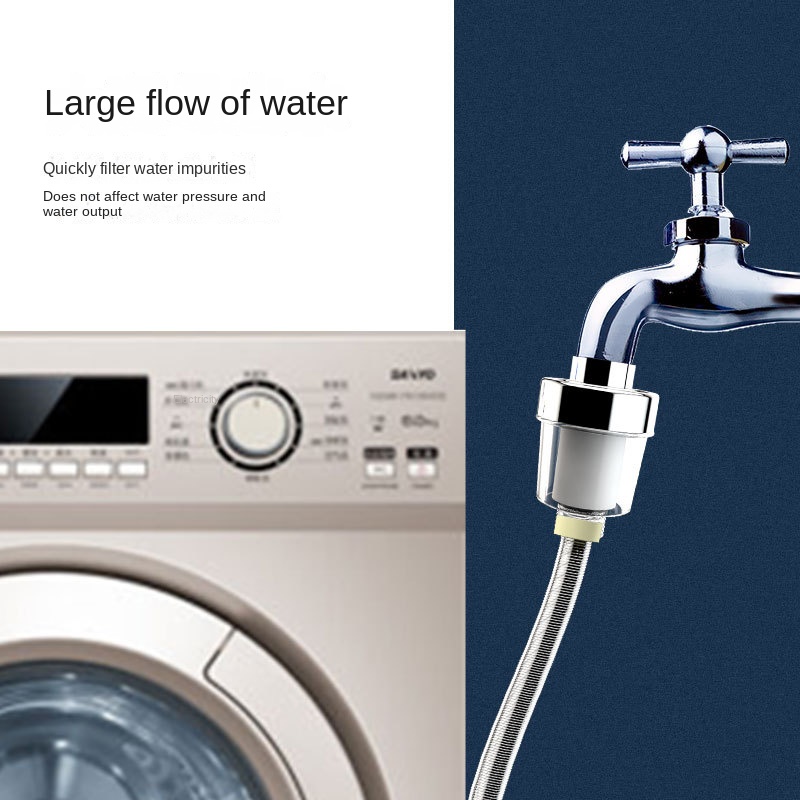 Home Bathroom Water Filter - เครื่องซักผ้าเครื่องทําน้ําอุ่น Pre-Filter ในครัวเรือนโดยตรงก๊อกน้ําดื่มฝักบัว PP ผ้าฝ้ายกรอง