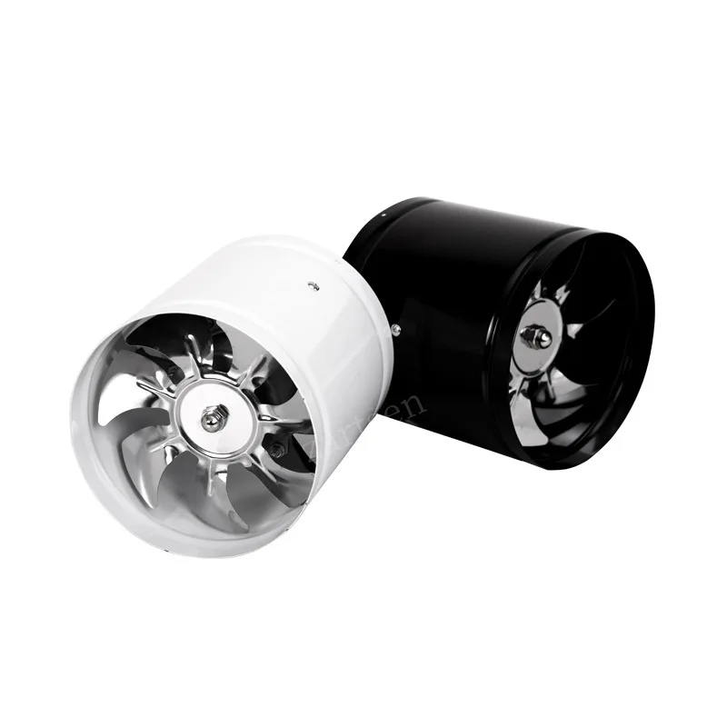 Home Bathroom Vent - พัดลมระบายไอเสีย4'6'8นิ้ว, พัดลมระบายความร้อนท่อโลหะพัดลมระบายอากาศขนาดเล็กติดผนังห้องน้ำในห้องน้ำพัดลมท่อ