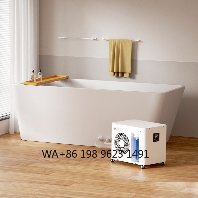 Home Bathroom Tub - อ่างอาบน้ำแบบลอยตัวสไตล์ยุโรปสมัยใหม่ วัสดุอะคริลิกเงาสูง สำหรับใช้ในบ้าน ห้องน้ำ อ่างแช่ตัว