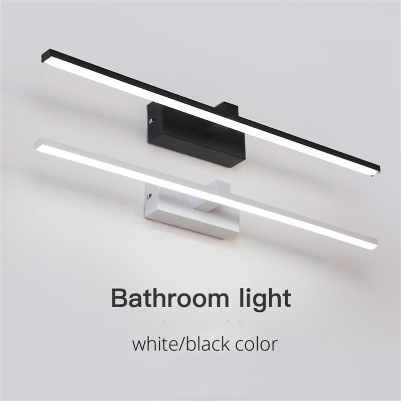 Home Hardware Bathroom Lighting - โคมไฟติดผนัง LED โมเดิร์น อุปกรณ์ตกแต่งห้องน้ำ ไฟสามสี ไฟกระจกห้องน้ำ
