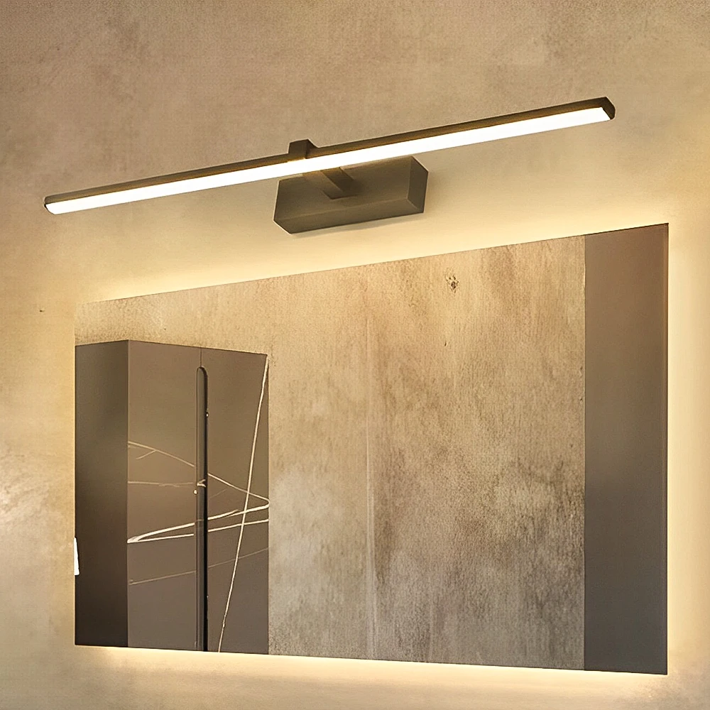 Home Hardware Bathroom Lighting - โคมไฟติดผนัง LED โมเดิร์นห้องน้ํา Hardwares Sconce สามสีไฟอลูมิเนียมห้องน้ํา