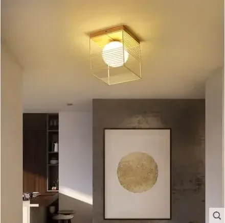 Home Hardware Bathroom Lighting - โคมไฟเพดานสไตล์นอร์ดิก สำหรับทางเดิน ระเบียงบ้าน บันได แบบเรียบง่าย ทันสมัย