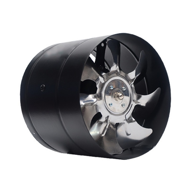 Home Bathroom Vent - พัดลมดูดอากาศแบบท่อโลหะขนาด 4 นิ้ว พัดลมดูดอากาศขนาดเล็กสำหรับห้องน้ำ ห้องสุขา ระบายอากาศผนัง