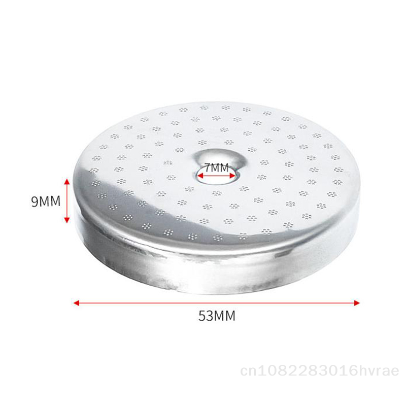Home Bathroom Water Filter - ตัวกรองฝักบัวสแตนเลสขนาด 53 มม. สำหรับเครื่องชงกาแฟเอสเพรสโซ ใช้ได้กับรุ่น BES870XL
