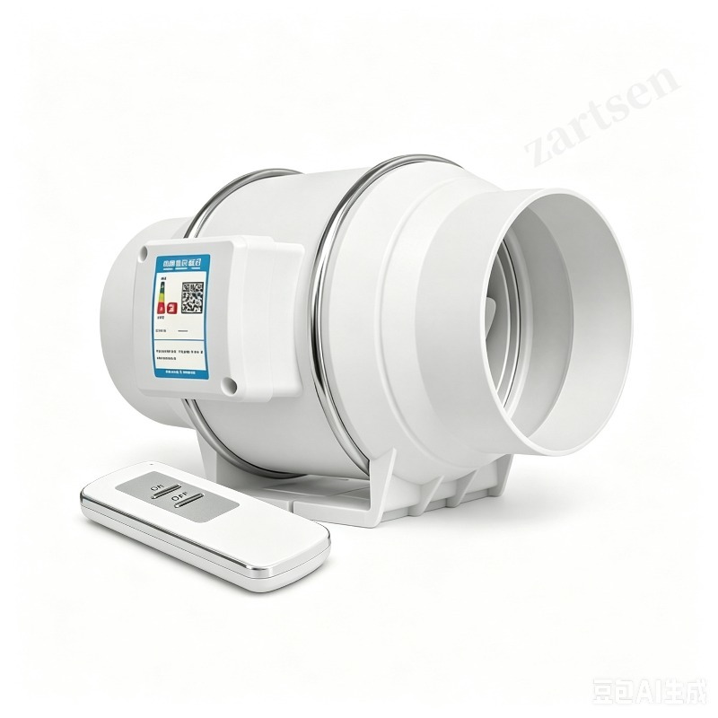 Home Bathroom Vent - พัดลมดูดอากาศแบบเงียบสำหรับบ้าน พัดลมดูดอากาศแบบอินไลน์ 220V สำหรับห้องน้ำ ห้องครัว ห้องส้วม