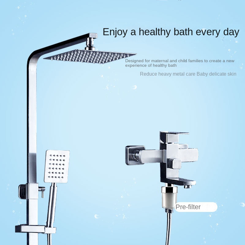 เครื่องซักผ้าเครื่องทําน้ําอุ่ - Home Bathroom Water Filter บทวิจารณ์และราคา