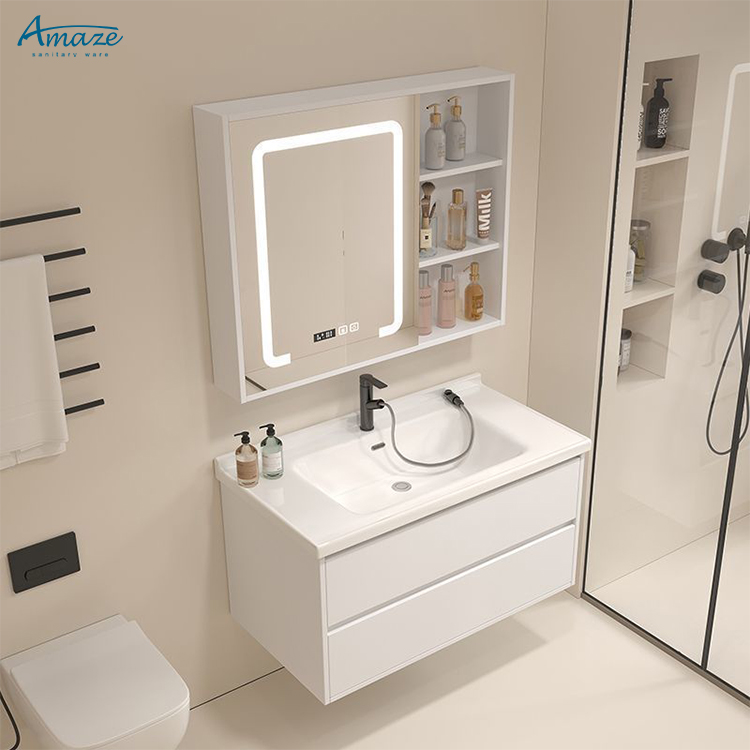 ตู้ห้องน้ำ โมเดิร์นหรูหรา เฟอร - Home Living Bathroom Vanity บทวิจารณ์และราคา