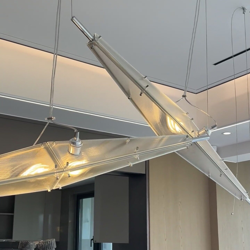 โคมไฟระย้าแก้ว LED ดีไซน์เรียบ - Home Bathroom Lighting Design บทวิจารณ์และราคา