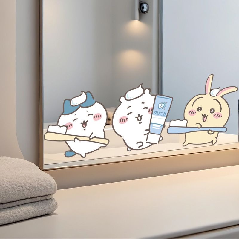 สติกเกอร์กระจกชิคาวะแบบร้อน ติ - Home Edit Bathroom บทวิจารณ์และราคา