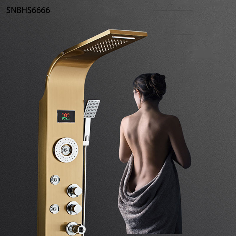 ชุดฝักบัวอาบน้ำสแตนเลส 304 แบบ - Shower Head Rain บทวิจารณ์และราคา