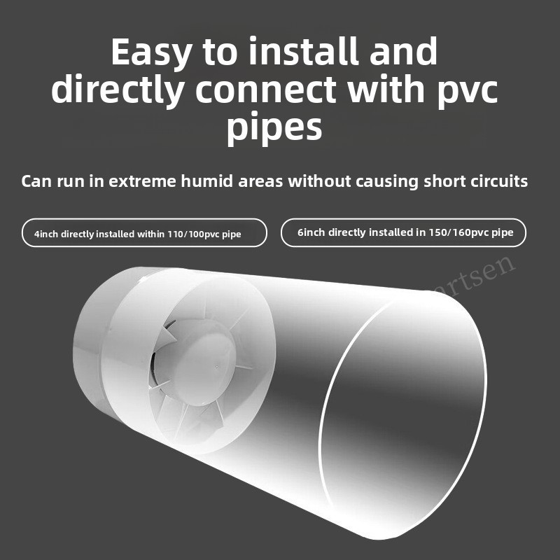 4/6 นิ้วพัดลมอินไลน์ Air Venti - Home Bathroom Vent บทวิจารณ์และราคา