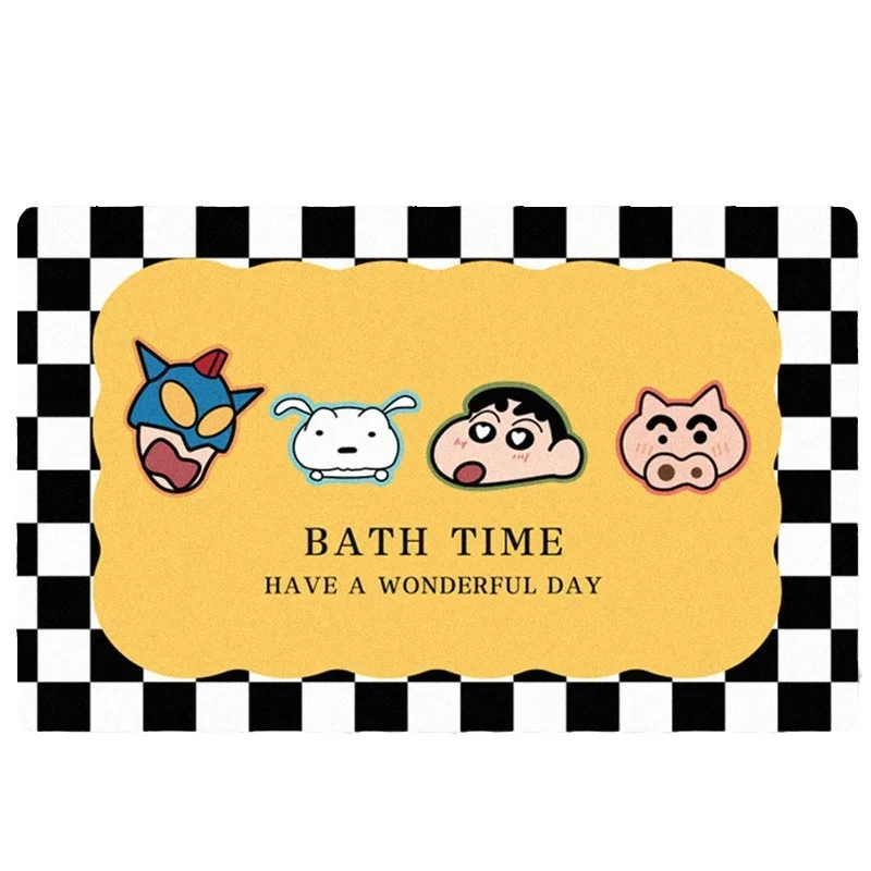แผ่นรองดินสีเทียนลายการ์ตูนน่า - Home Edit Bathroom บทวิจารณ์และราคา