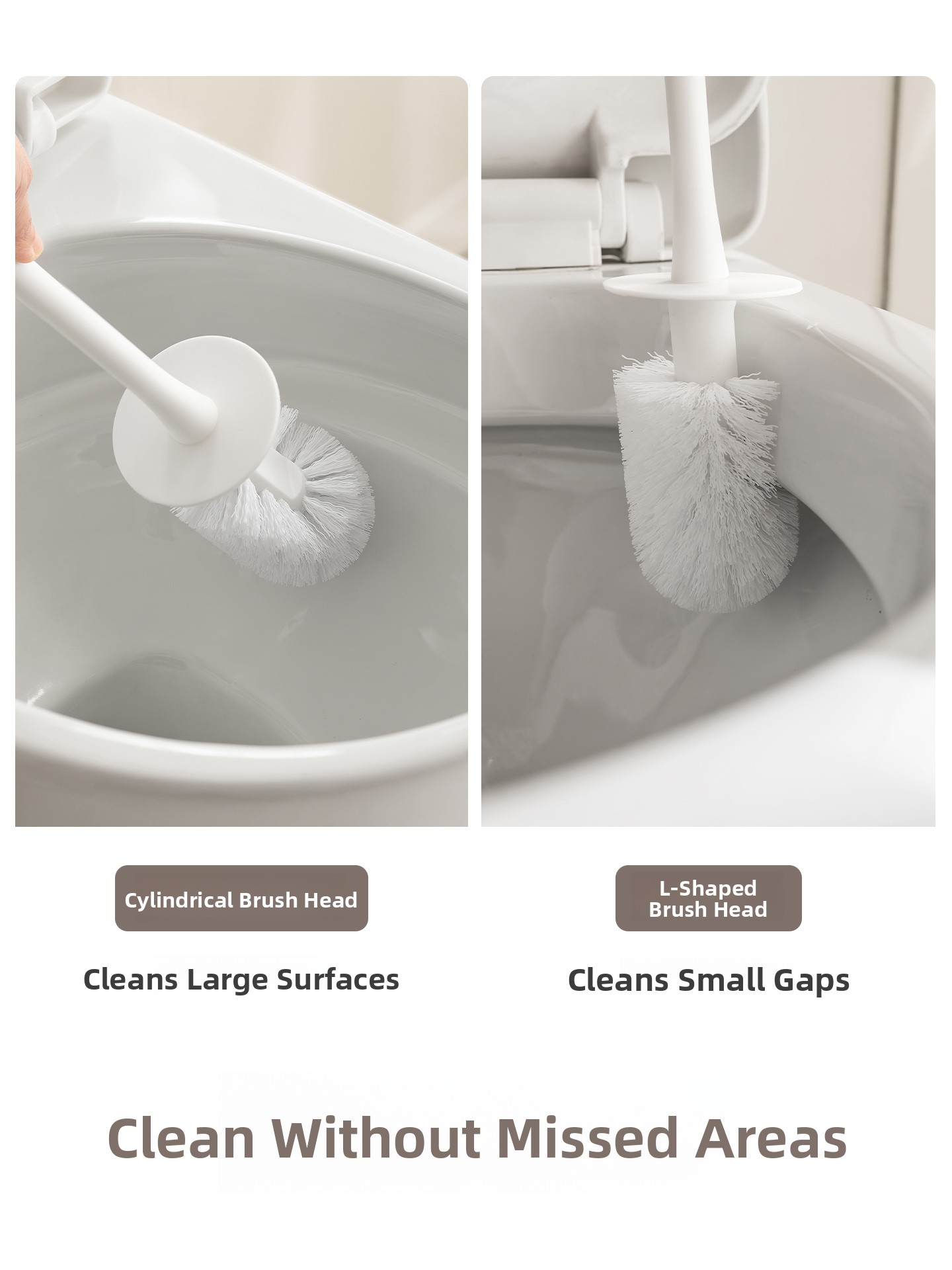 แปรงขัดห้องน้ำแบบติดผนัง ชุดอุ - Home Needs Bathroom Cleaning บทวิจารณ์และราคา