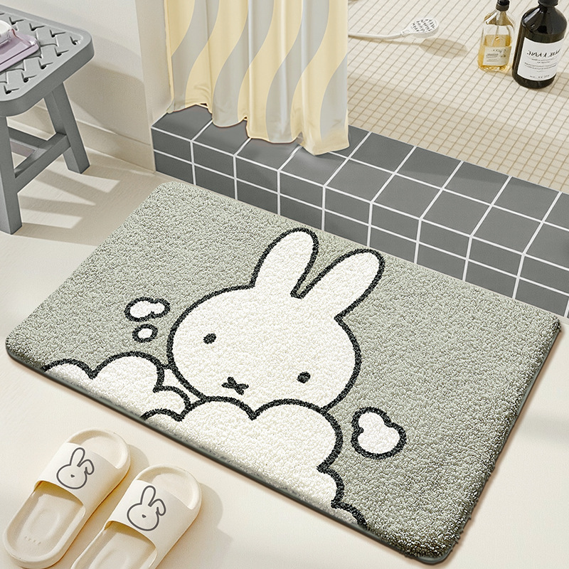 แผ่นรองพื้นลายมิฟฟี่น่ารัก แผ่ - Home Edit Bathroom บทวิจารณ์และราคา