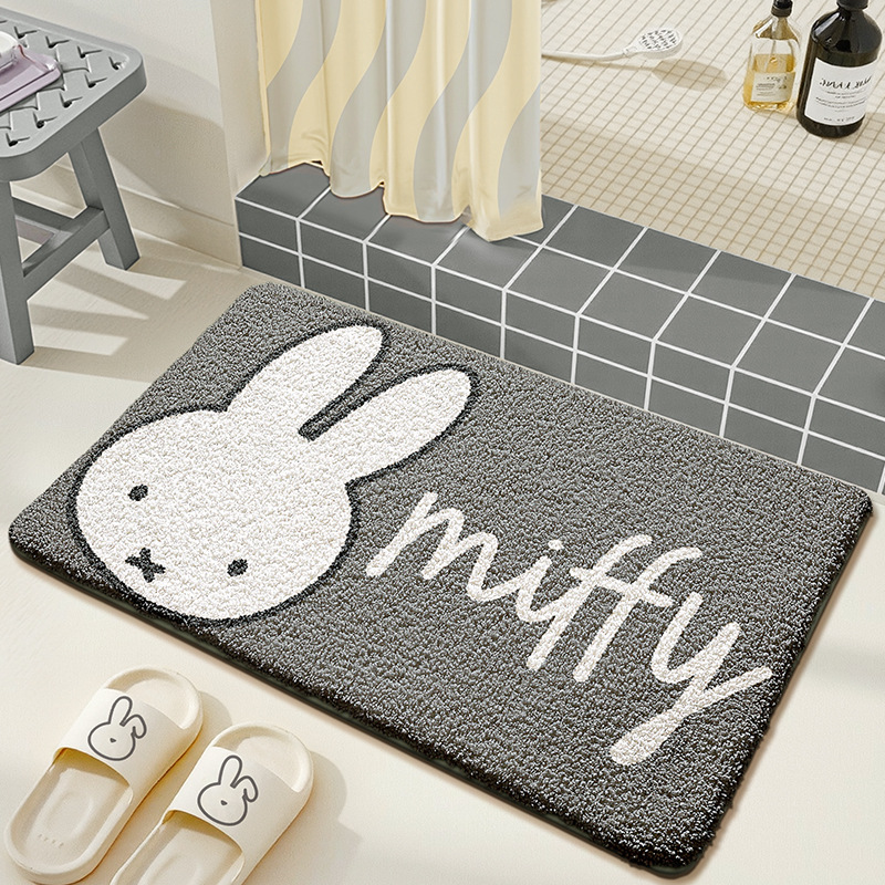 แผ่นรองพื้นลายมิฟฟี่น่ารัก แผ่ - Home Edit Bathroom บทวิจารณ์และราคา