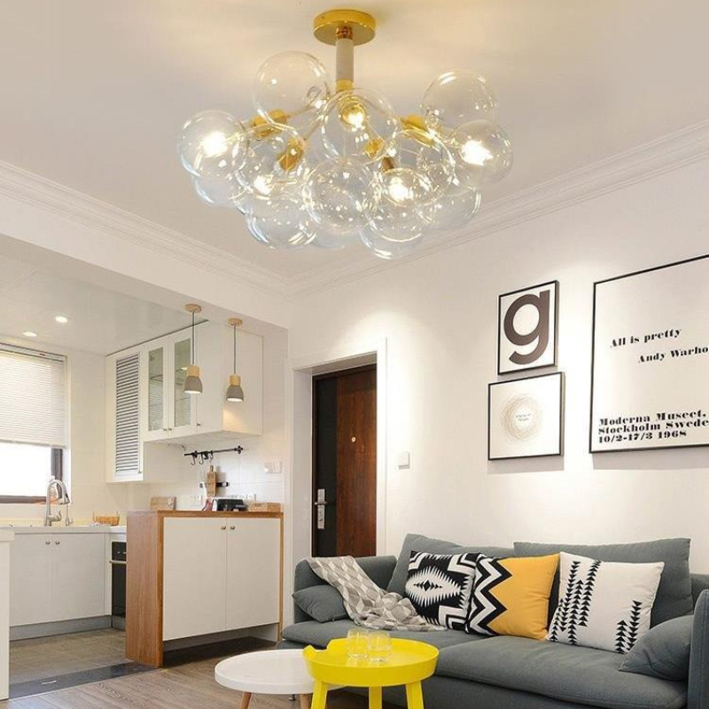 โมเดิร์น CLEAR Bubble โคมไฟเพด - Home Hardware Bathroom Lighting บทวิจารณ์และราคา
