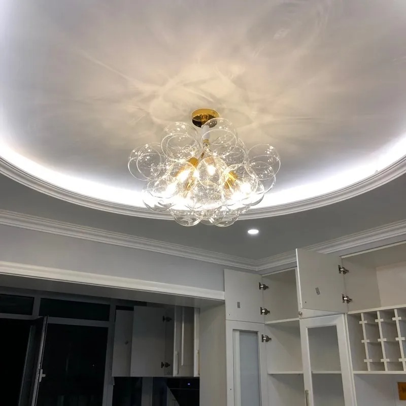โมเดิร์น CLEAR Bubble โคมไฟเพด - Home Hardware Bathroom Lighting บทวิจารณ์และราคา