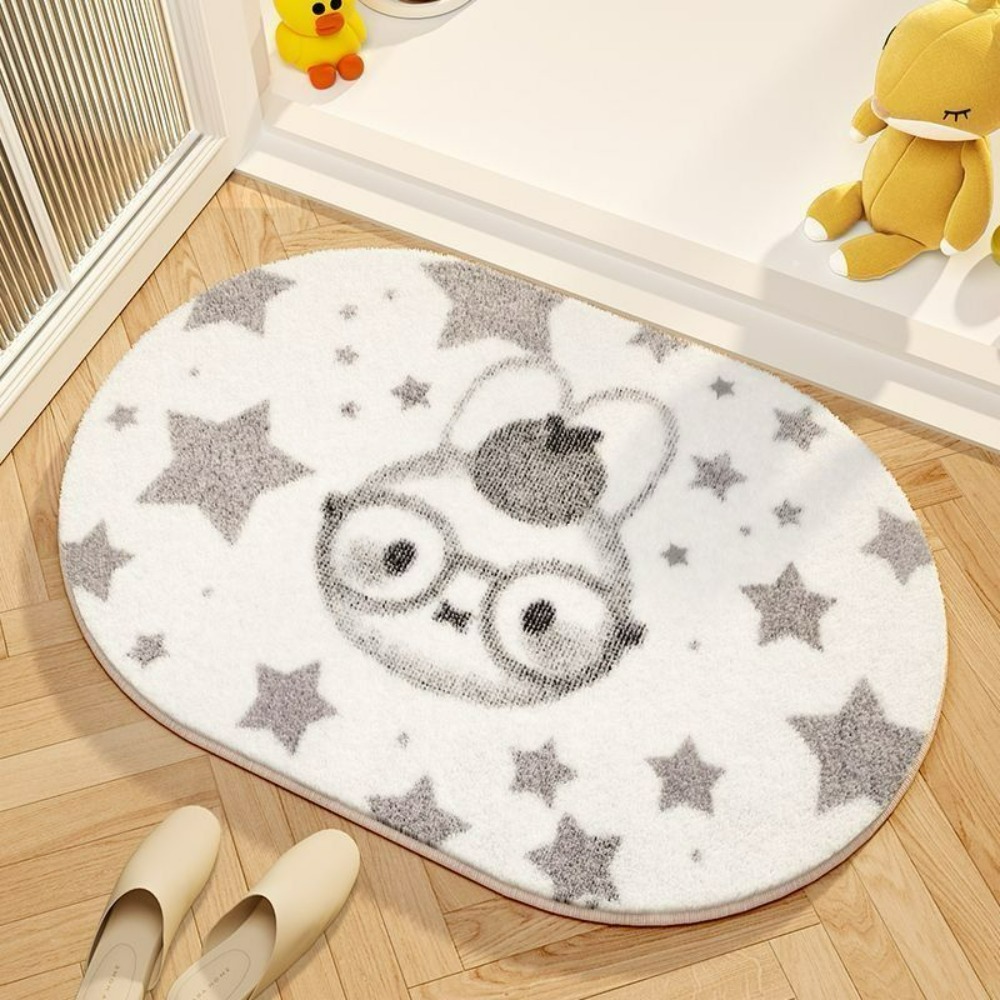 มิฟฟี่พรมปูพื้นลายการ์ตูน ผ้าข - Home Edit Bathroom บทวิจารณ์และราคา