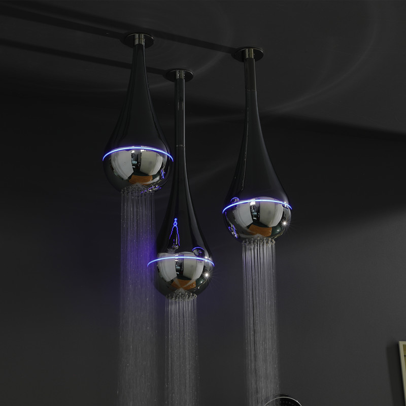 ฝักบัวอาบน้ำติดผนังแบบ LED รุ่ - Shower Head Rain บทวิจารณ์และราคา