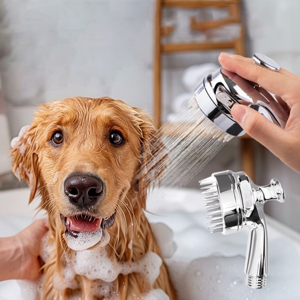 หัวฝักบัวซิลิโคนสำหรับสัตว์เลี - Shower Head Rain บทวิจารณ์และราคา