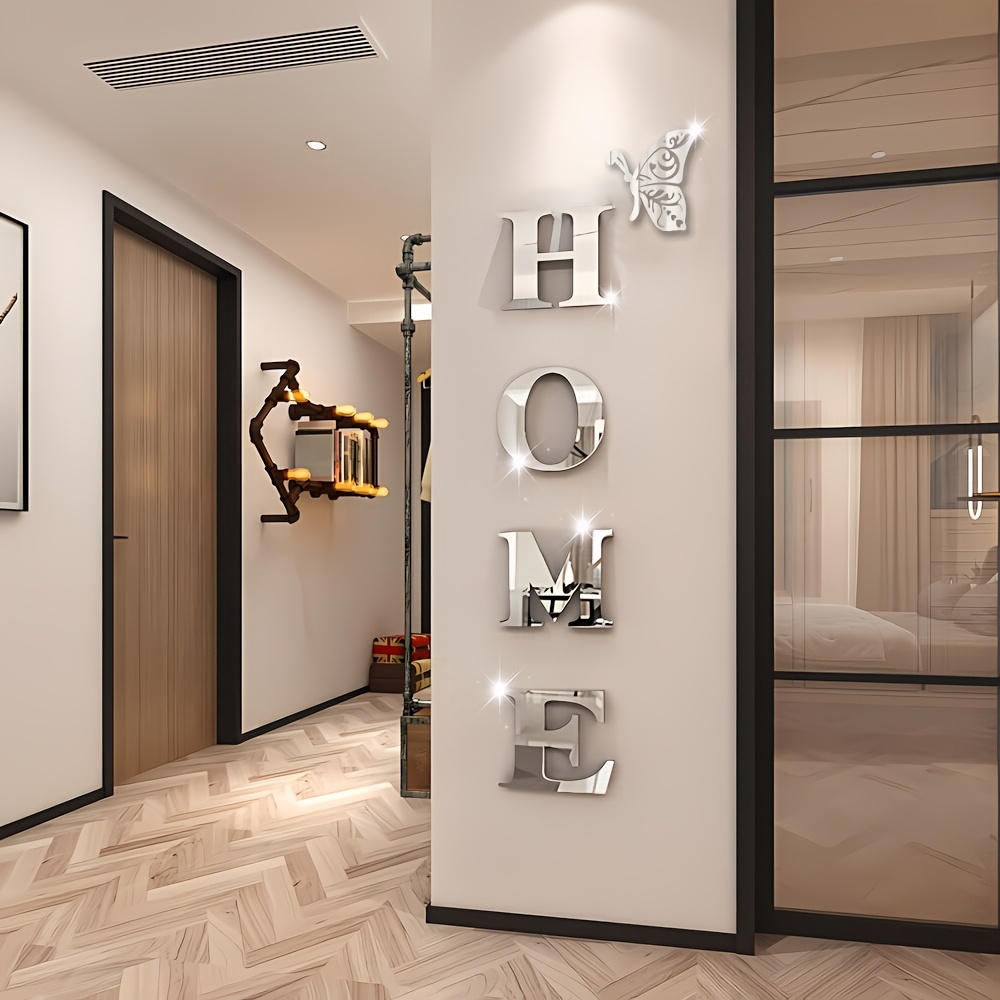 สติ๊กเกอร์ติดผนังลายกระจก 3 มิ - Home Goods Bathroom Mirrors บทวิจารณ์และราคา