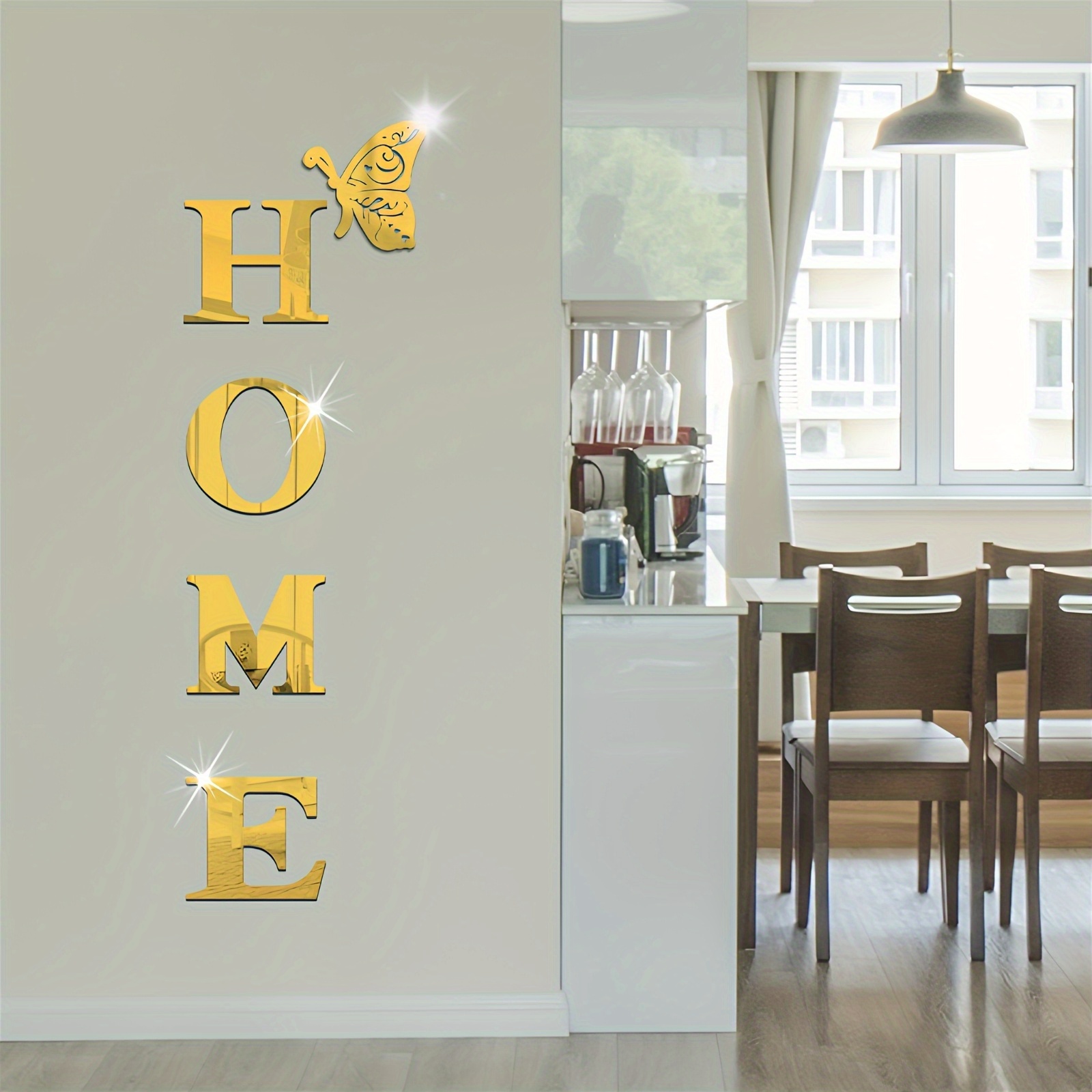 สติ๊กเกอร์ติดผนังลายกระจก 3 มิ - Home Goods Bathroom Mirrors บทวิจารณ์และราคา