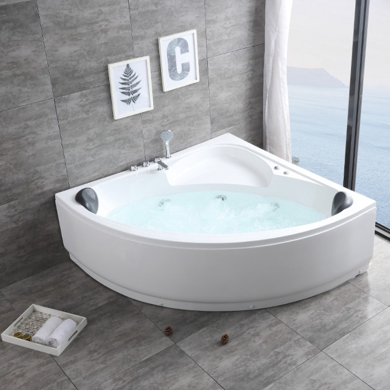 อ่างอาบน้ำอะคริลิกทรงสามเหลี่ย - Home Bathroom Jacuzzi บทวิจารณ์และราคา