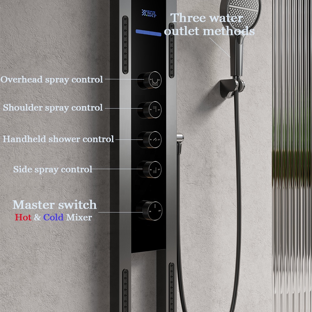 ฝักบัวเรนชาวเวอร์สีทองขัดเงา พ - Shower Head Rain บทวิจารณ์และราคา