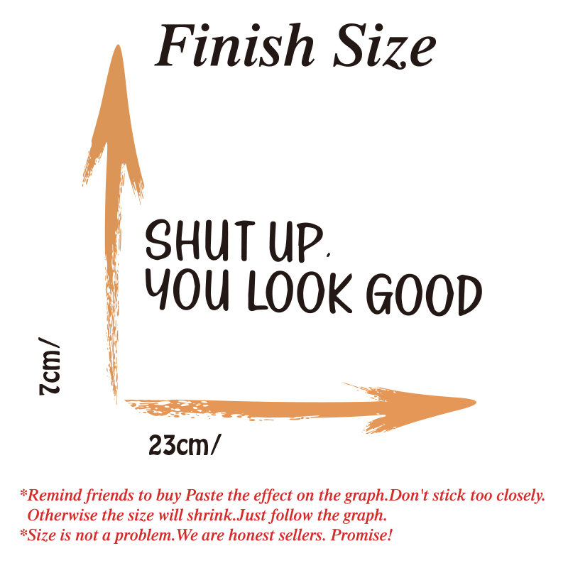 Sh * t UP คุณดูดีกระจก Decal ส - Home Goods Bathroom Mirrors บทวิจารณ์และราคา
