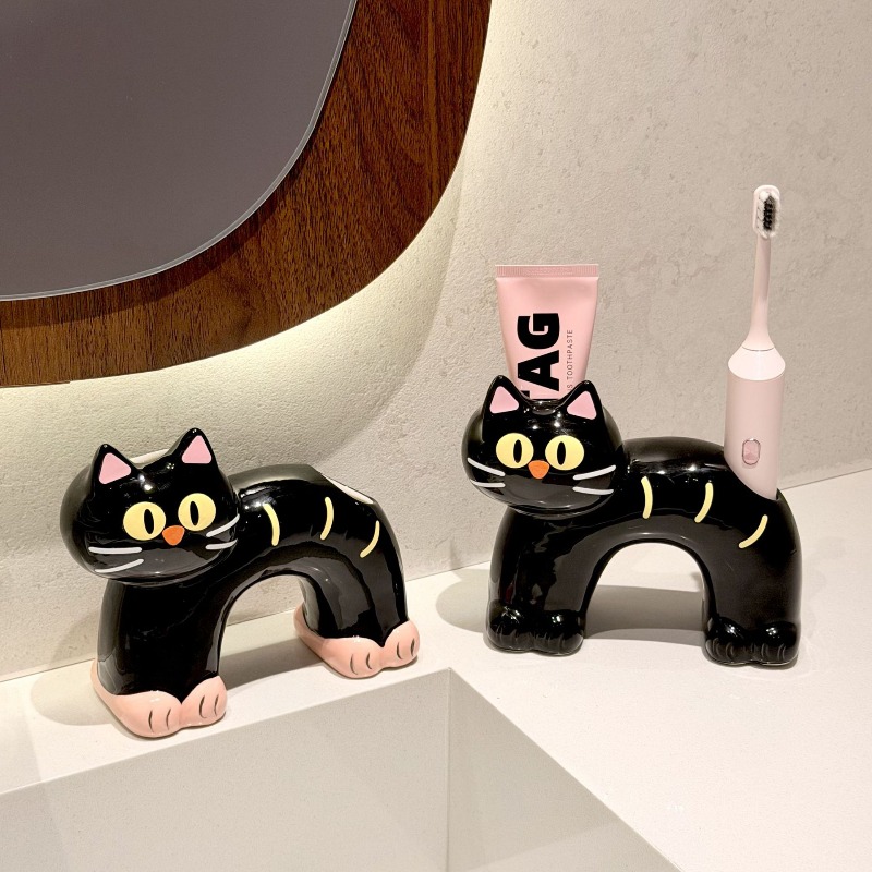 ที่วางแปรงสีฟันและยาสีฟันแบบตั - Home Edit Bathroom บทวิจารณ์และราคา