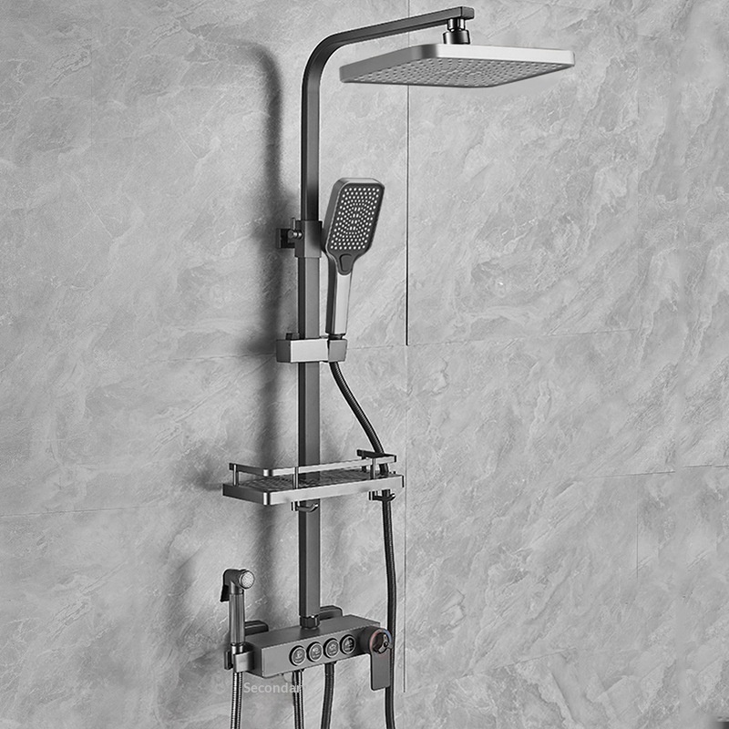 ชุดฝักบัวสแตนเลส ป้องกันตะกรัน - Shower Head Rain บทวิจารณ์และราคา