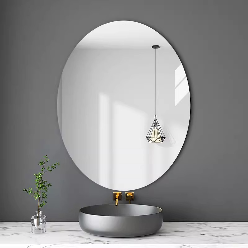 กระจกตกแต่งผนังห้องน้ำรูปทรงแป - Home Goods Bathroom Mirrors บทวิจารณ์และราคา