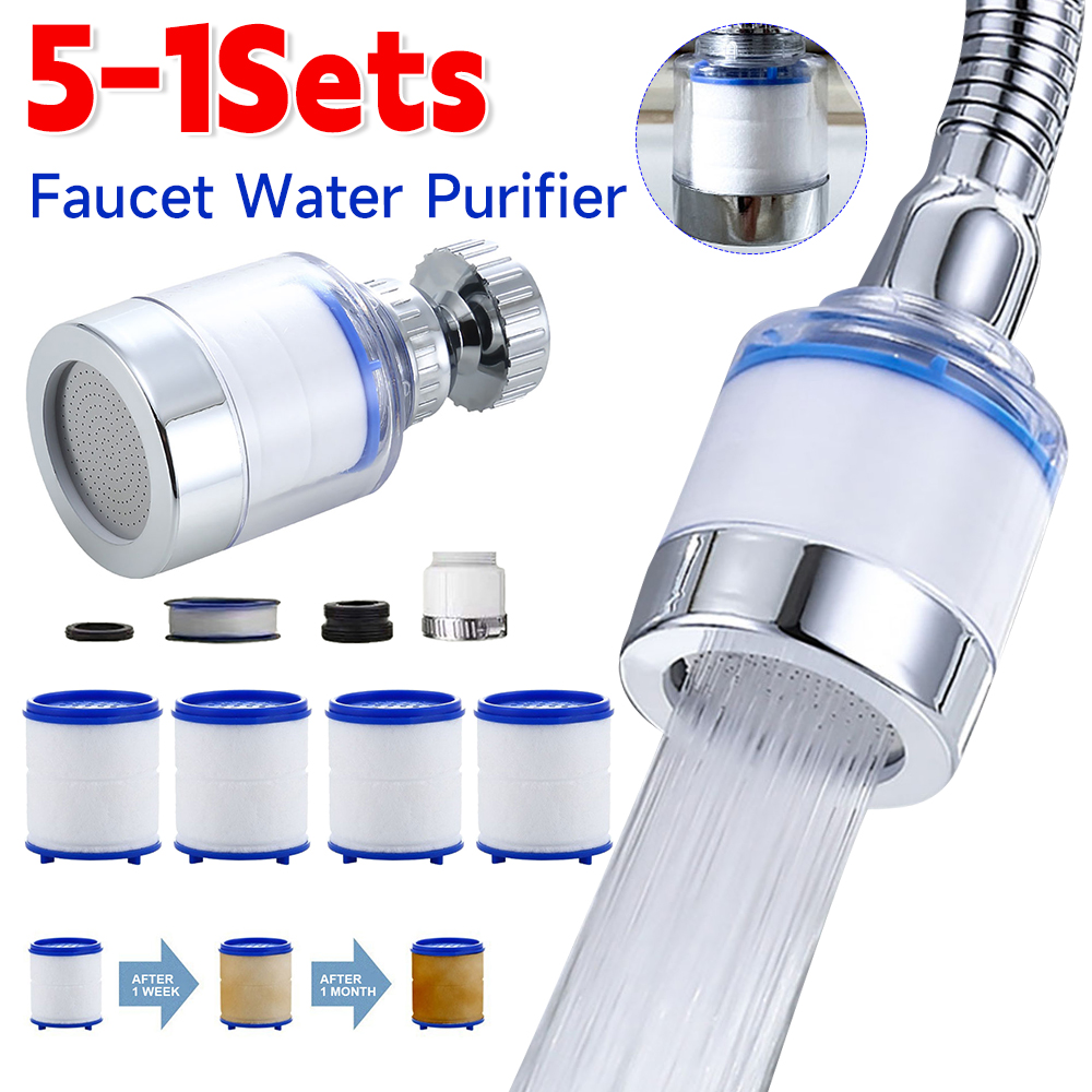 1-5 ชุดก๊อกน้ํากรองน้ําลบคลอรี - Home Bathroom Water Filter บทวิจารณ์และราคา