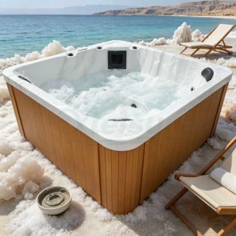 อ่างน้ำวนกลางแจ้ง 7 ที่นั่ง พร - Home Bathroom Jacuzzi บทวิจารณ์และราคา