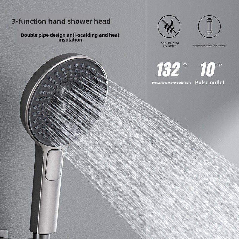 ชุดฝักบัวติดผนังแบบซ่อนระดับไฮ - Shower Head Rain บทวิจารณ์และราคา