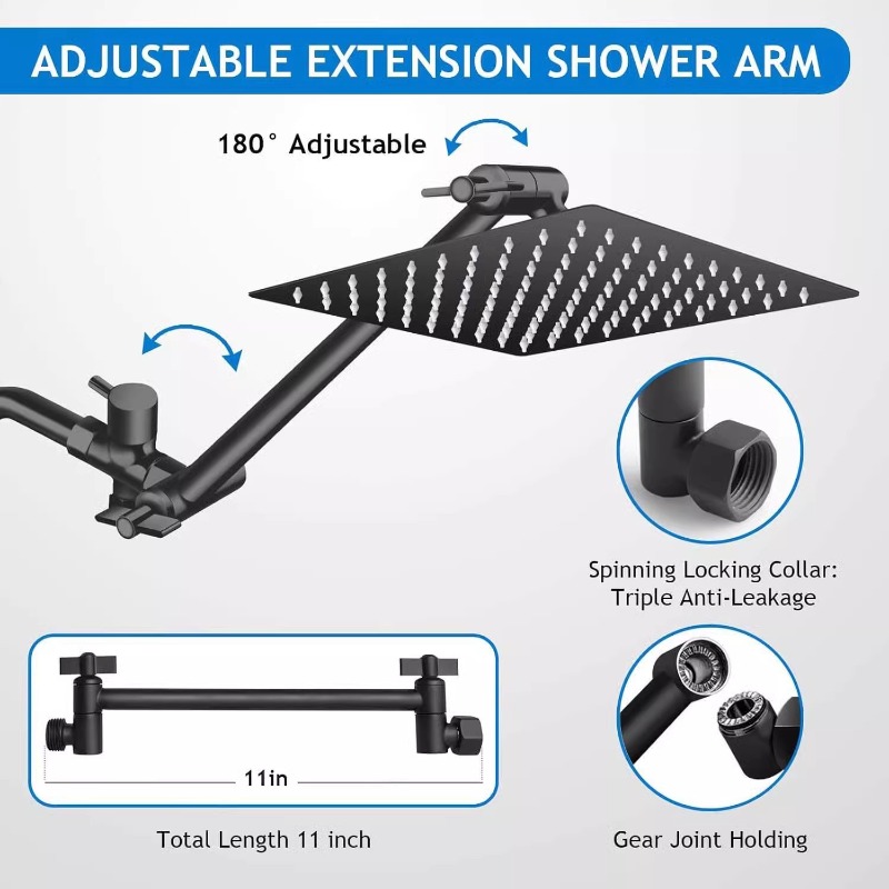 ชุดฝักบัวเรนชาวเวอร์สแตนเลสพร้ - Shower Head Rain บทวิจารณ์และราคา