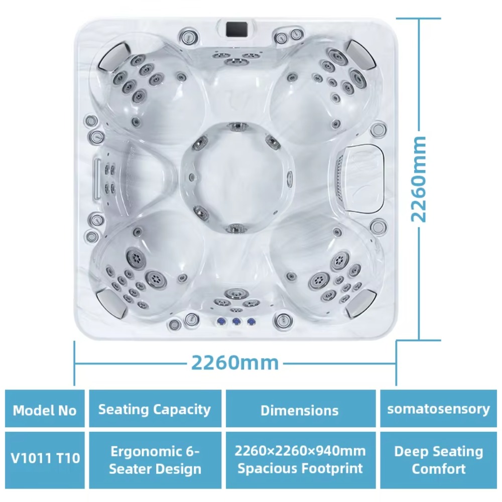 อ่างอาบน้ำวนนวดตัวแบบลอยตัวพร้ - Home Bathroom Tub บทวิจารณ์และราคา