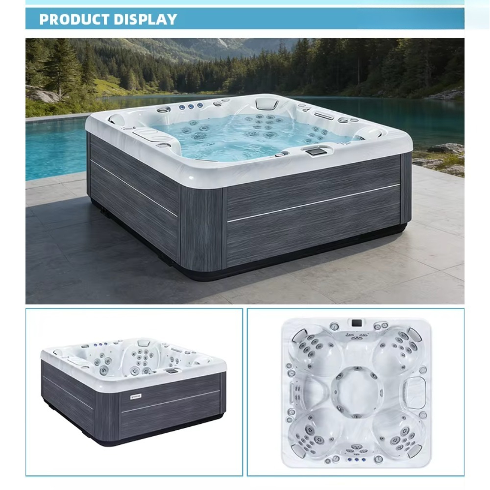 อ่างอาบน้ำวนนวดตัวแบบลอยตัวพร้ - Home Bathroom Tub บทวิจารณ์และราคา