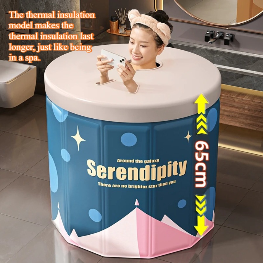 อ่างอาบน้ำพับได้ใหม่สำหรับผู้ใ - Home Bathroom Tub บทวิจารณ์และราคา