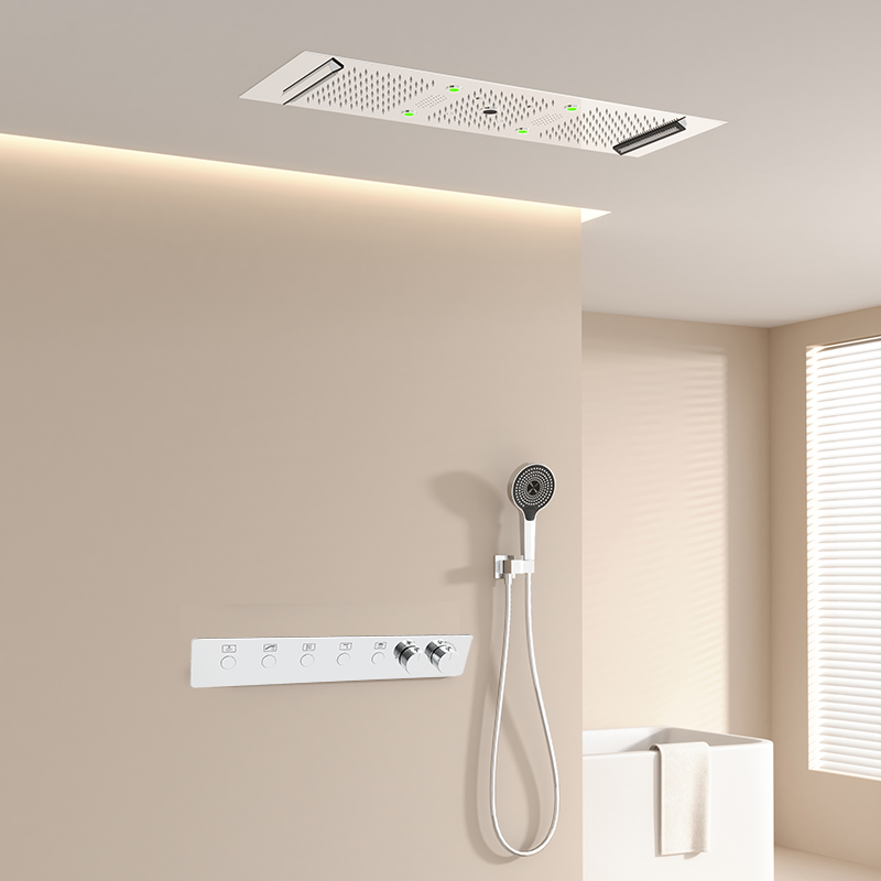 ฝักบัวอาบน้ำแบบเรนชาวเวอร์ LED - Shower Head Rain บทวิจารณ์และราคา