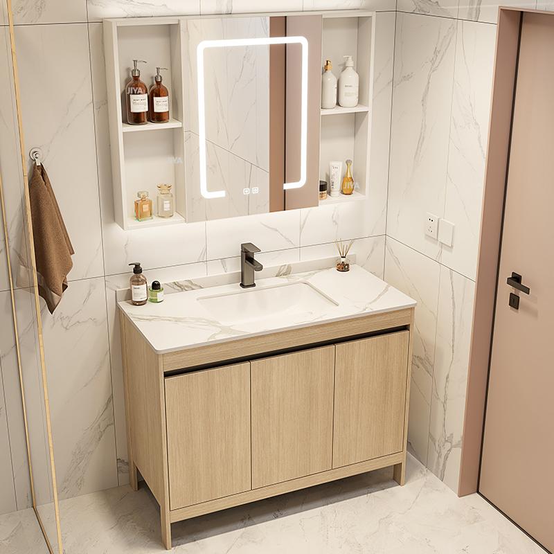 ตู้ห้องน้ำแบบตั้งพื้นสั่งทำพิเ - Home Living Bathroom Vanity บทวิจารณ์และราคา