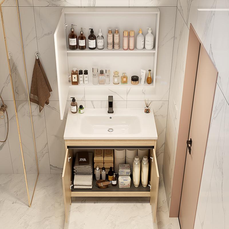 ตู้ห้องน้ำแบบตั้งพื้นสั่งทำพิเ - Home Living Bathroom Vanity บทวิจารณ์และราคา
