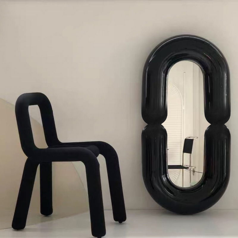 กระจกติดผนังรูปวงรีสีดำสไตล์เม - Home Goods Bathroom Mirrors บทวิจารณ์และราคา