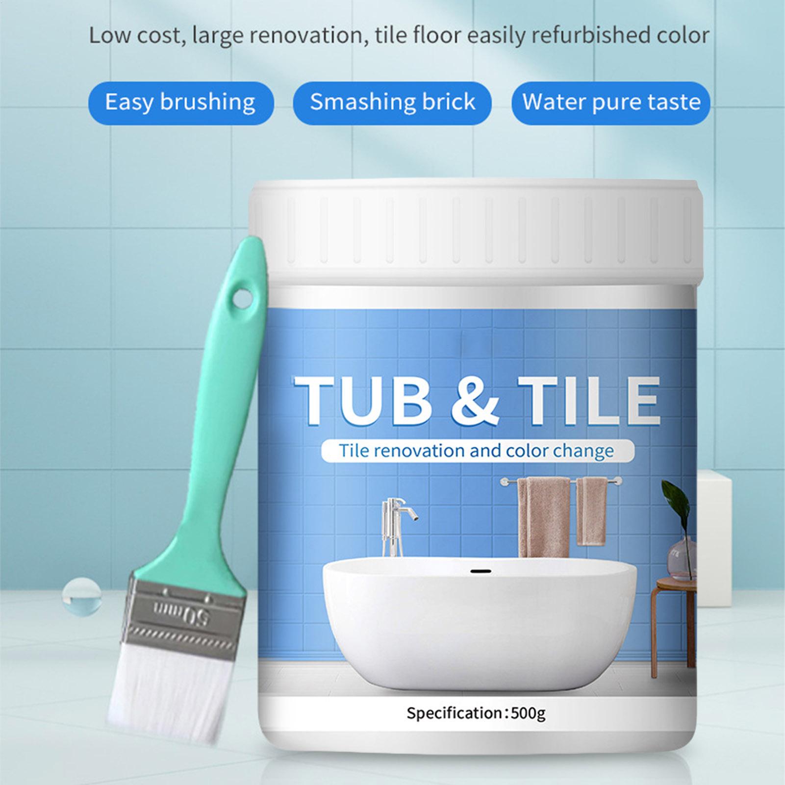 ชุดสีทากระเบื้องห้องน้ำ 500 กร - Home Bathroom Tub บทวิจารณ์และราคา