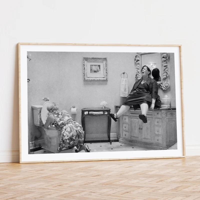 ภาพพิมพ์บนผ้าใบลายฉากตลกในห้อง - Home Movie Bathroom Scene บทวิจารณ์และราคา