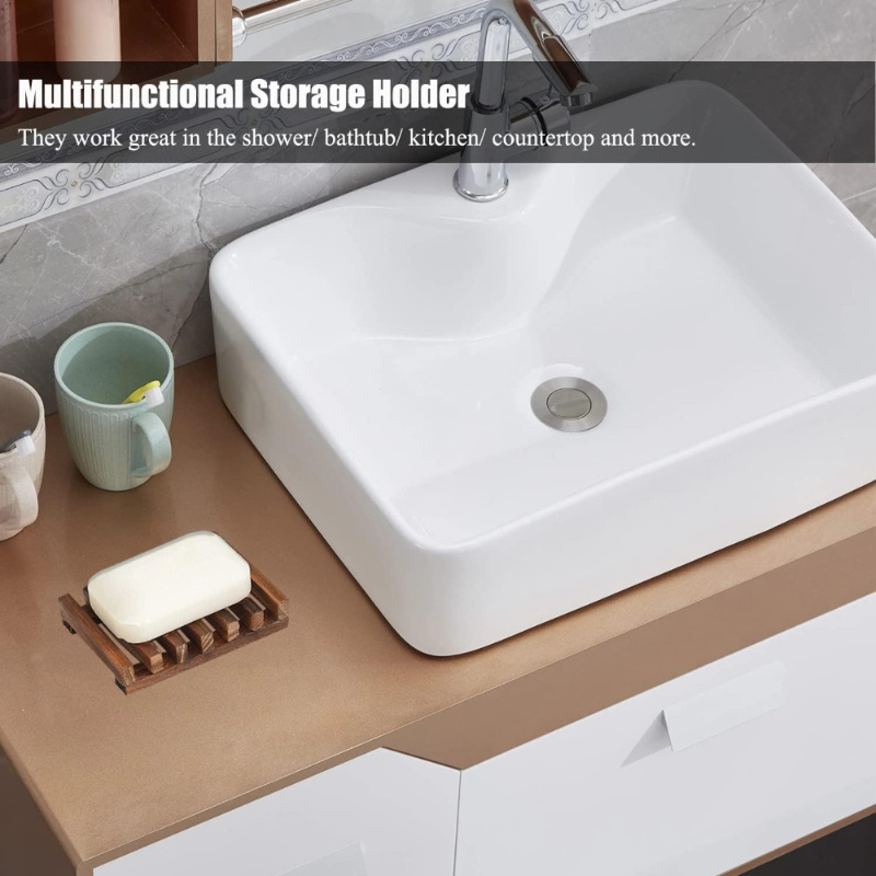 ที่วางสบู่ไม้ธรรมชาติ 1 ชิ้น,  - Home Bathroom Vent บทวิจารณ์และราคา