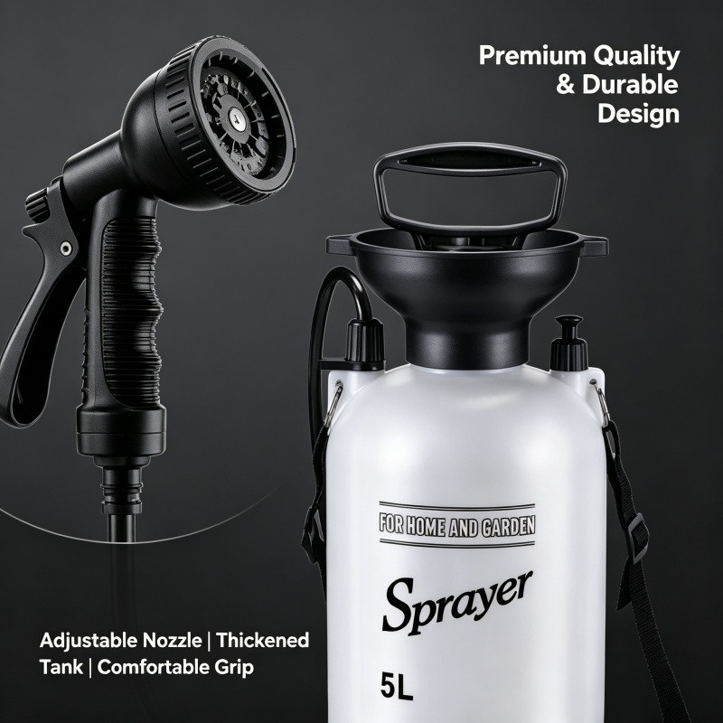 ขวดสเปรย์ฉีดน้ำแบบพกพา 5 ลิตร  - Shower Head Rain บทวิจารณ์และราคา